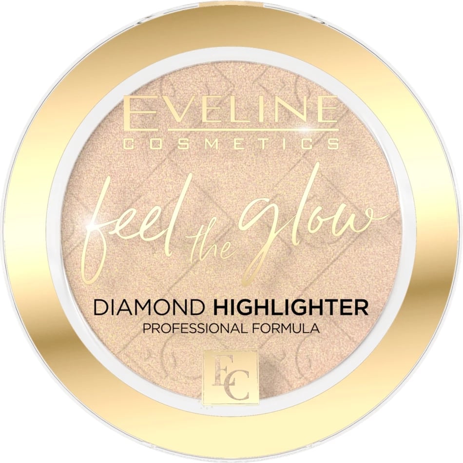 Pudër ndriçuese për femra Eveline Cosmetics Feel the Glow Highlighting Powder 01 Sparkle 4.2g