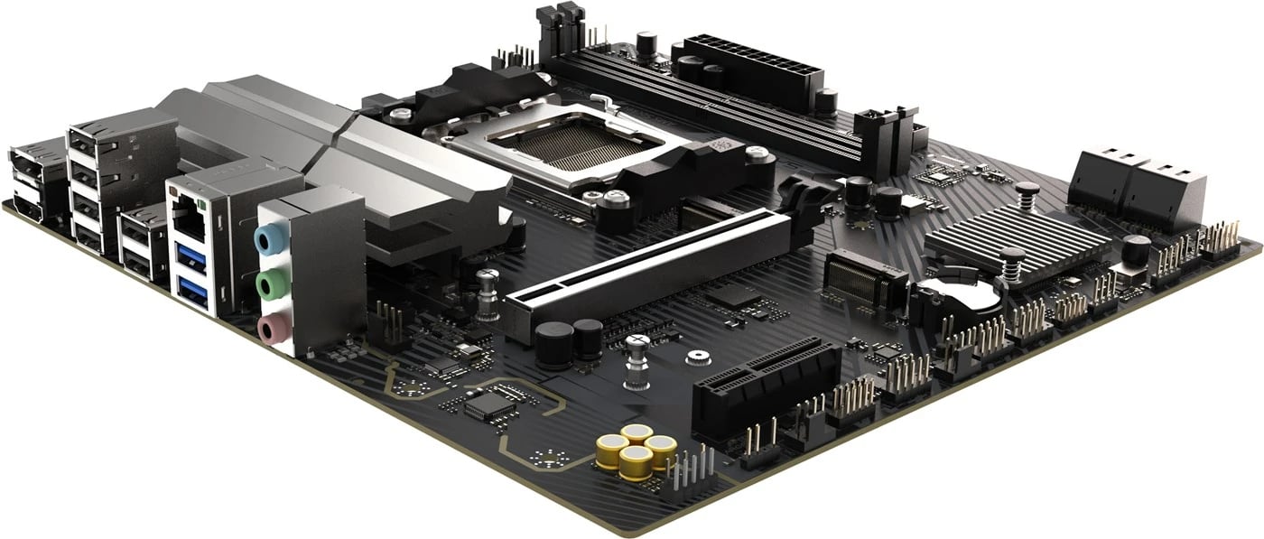 Pllakë amë Sapphire B650M-E, Socket AM5, micro ATX, e zezë
