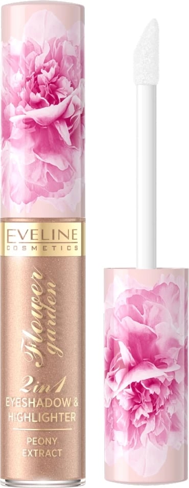 Hije e lëngshme për sy Eveline Cosmetics Flower Garden 02 për femra, 6.5ml