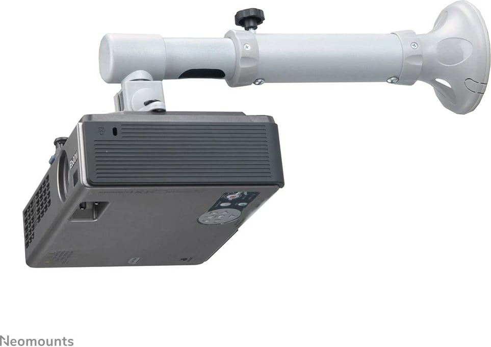 Mbajtës muri për projektor Neomounts BEAMER-W050SILVER, rrotullues, 37-47cm, 12kg, argjend