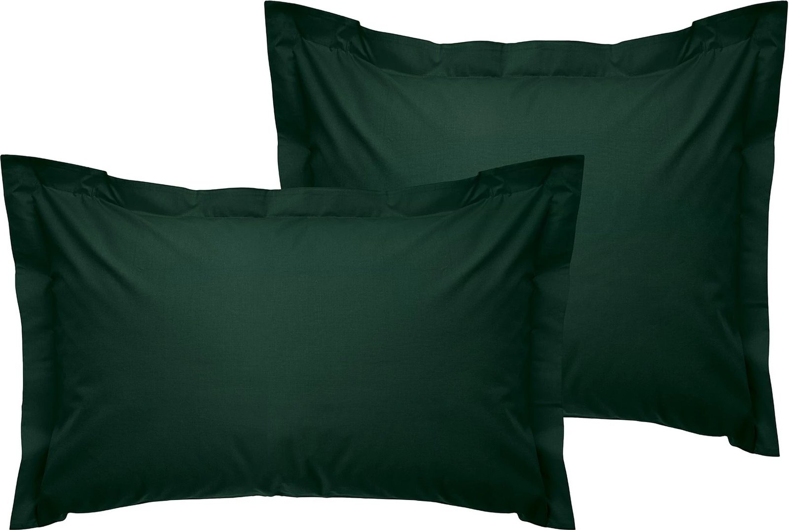 Set jastëkësh Oxford (2 copë), ngjyrë e gjelbër e errët, L'essentiel, 80x80+5cm