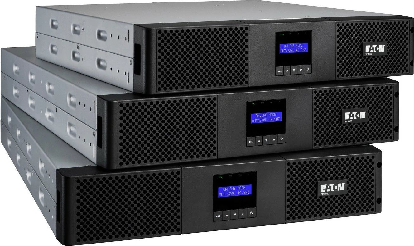Kasë UPS Eaton 9E1000IR, 1000 VA / 900W, Rack 2U, E zezë