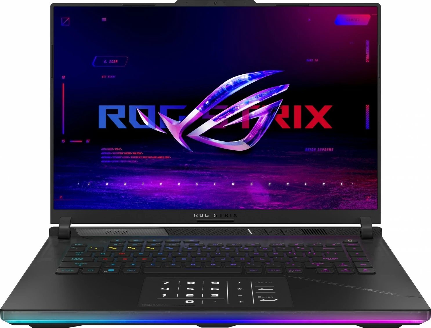 Laptop Asus ROG Strix SCAR 16 G634JZR-N4016W, i9-14900HX, 64GB, 1TB+1TB, RTX4080, e zezë