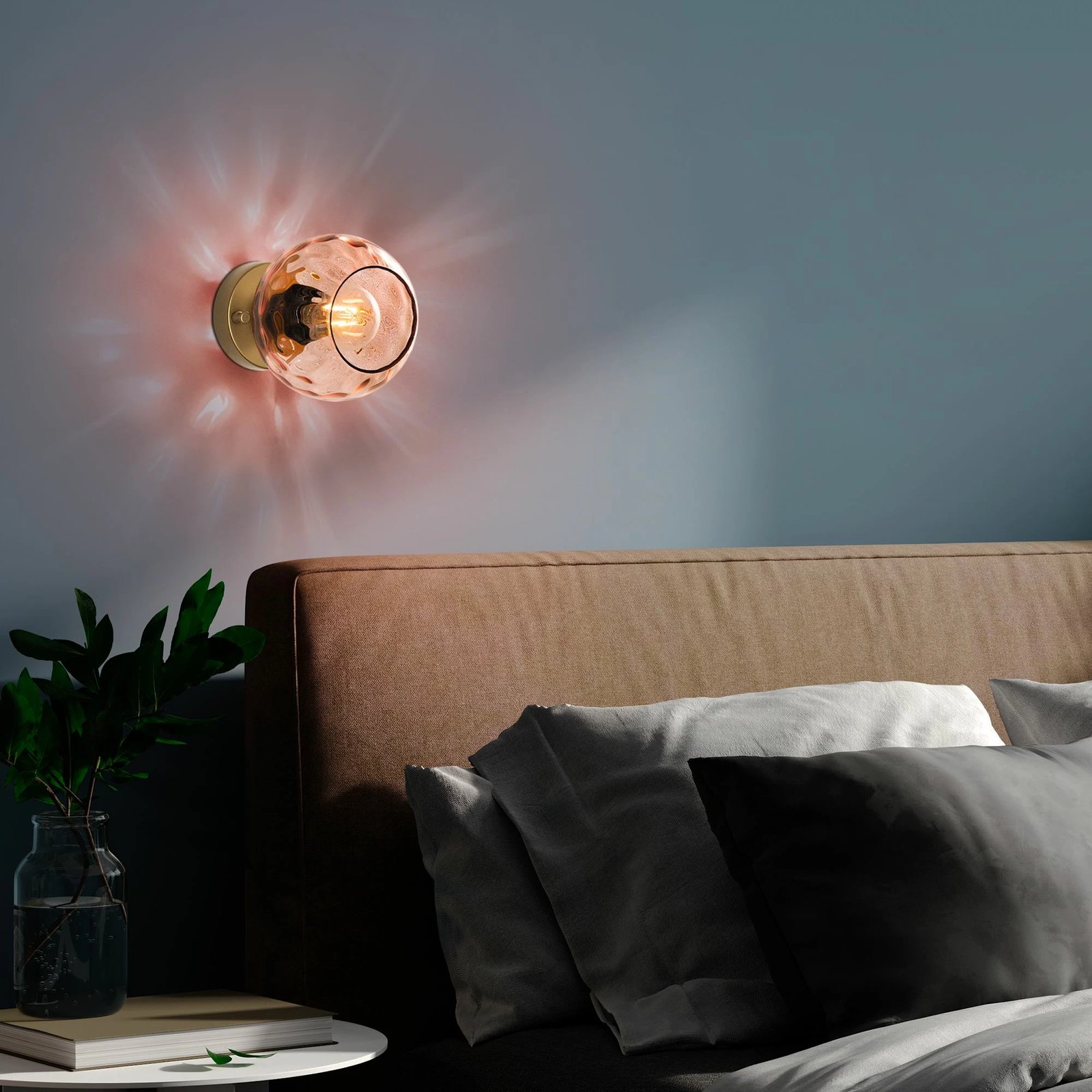 Llambë muri Opviq, Benek - 15 - 14403, rozë dhe ari