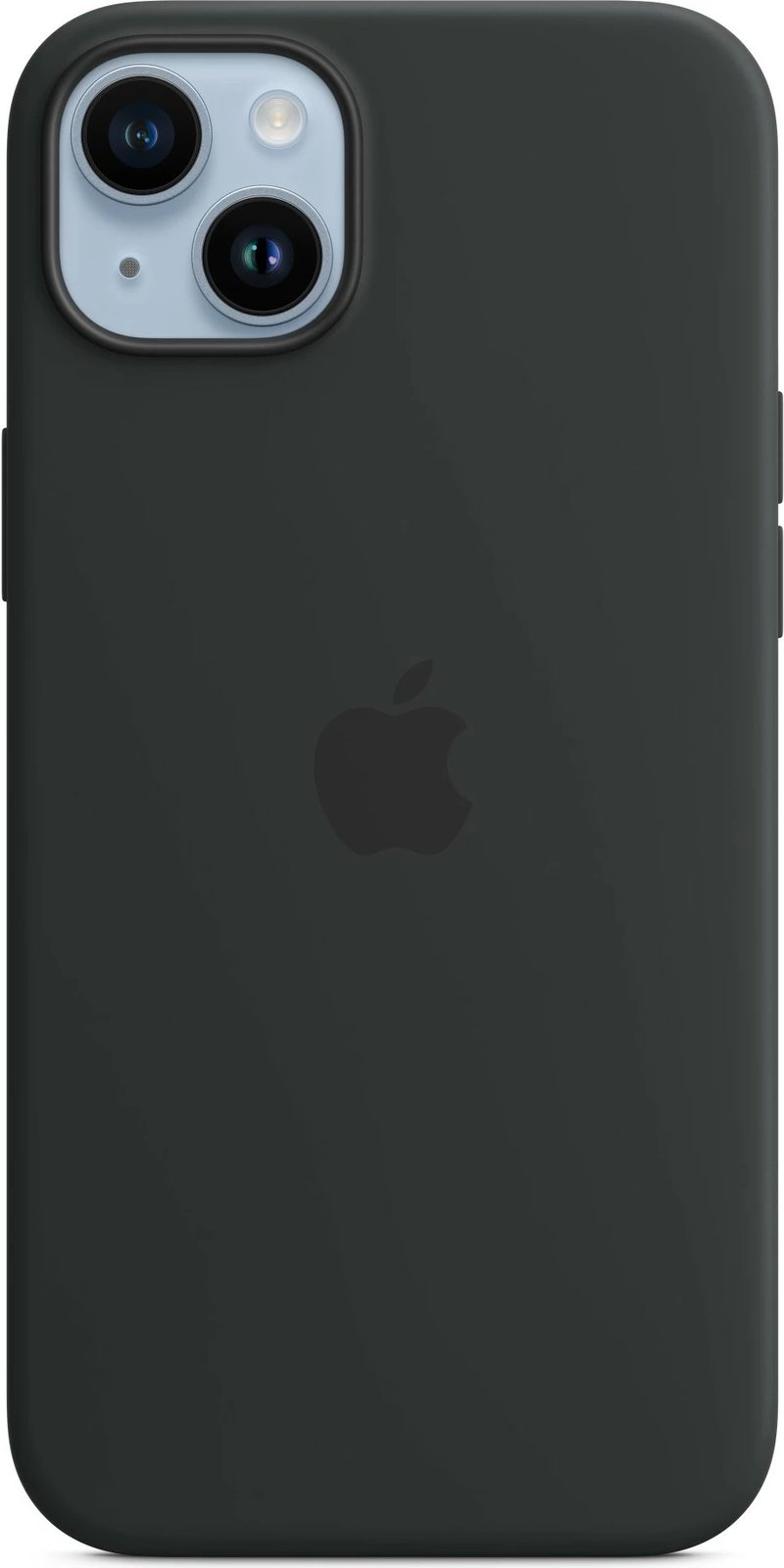 Mbështjellës Apple iPhone 14 Plus Silicone Case MagSafe, 6.7", e zezë