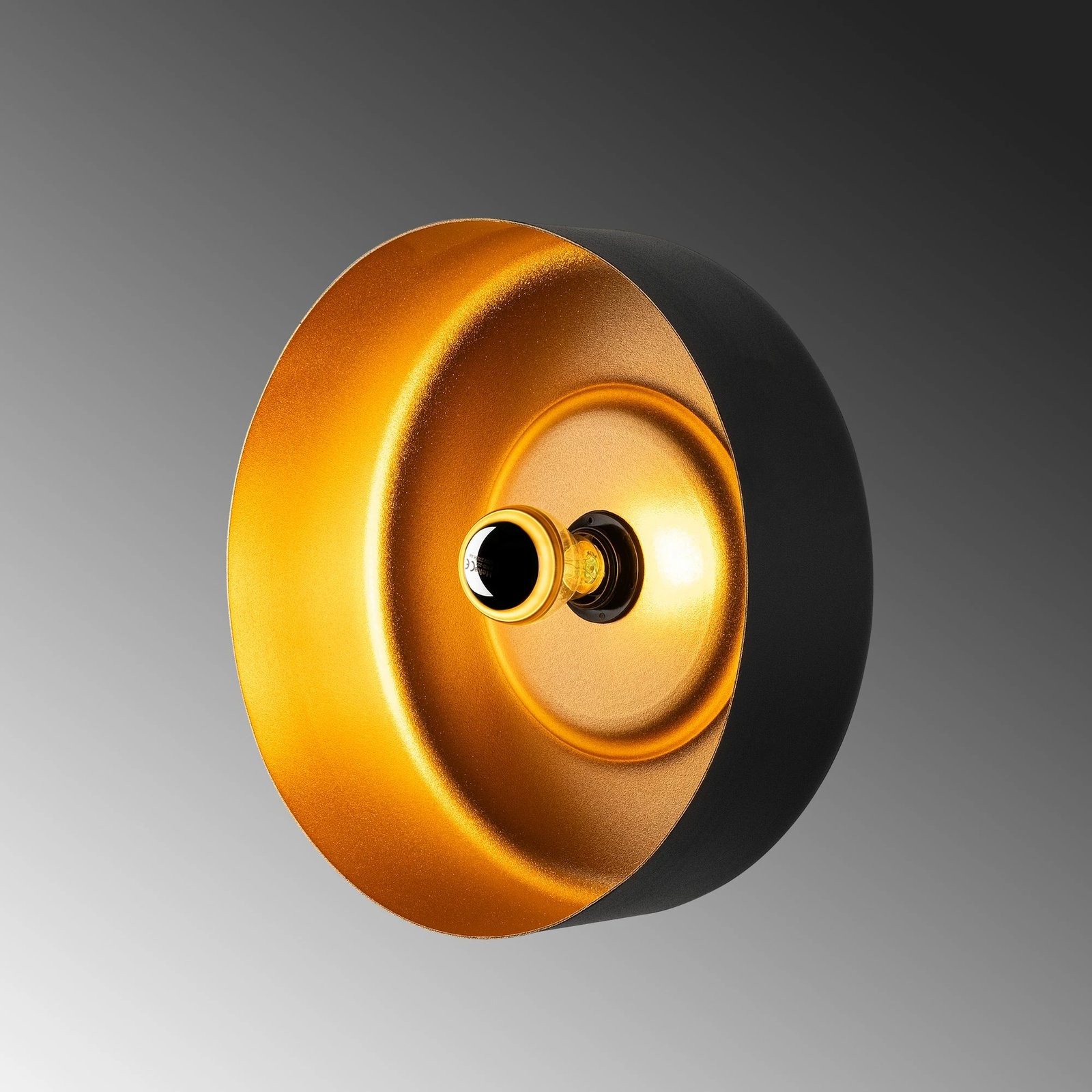 Llambë muri Opviq, Vesta - 15070, ngjyrë e zezë