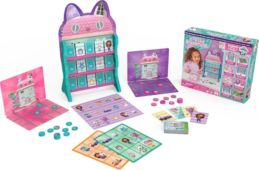 Lojë tavoline SPIN MASTER Gabby’s Dollhouse për fëmijë, shumëngjyrëshe