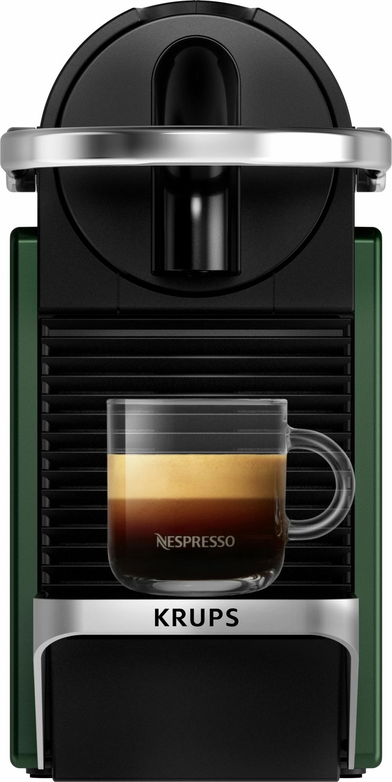 Aparat kafeje kapsula Krups Pixie XN306310, 0.7L, 1260W, zi, gjelbër