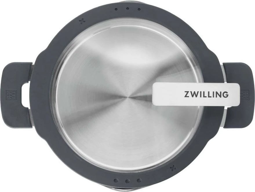 Set tenxheresh Zwilling Simplify 5 copë, çelik inox, kapakë me sitë, inox Set tenxheresh Zwilling Simplify 5 copë, çelik inox, kapakë me sitë, inox