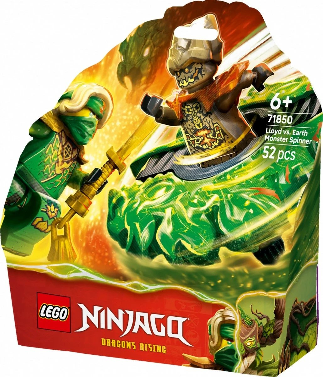 Set ndërtimi, LEGO NINJAGO 71850 Lloyd vs Earth Monster Spinner, 52 pjesë, 6+