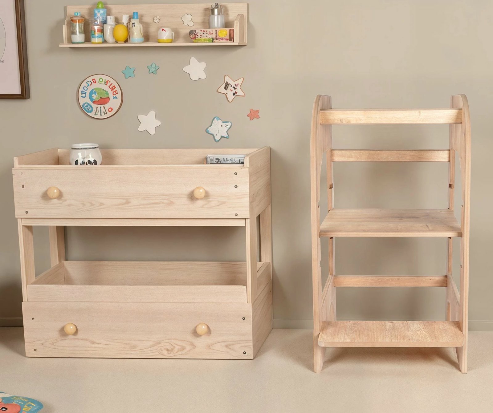 Kullë edukative Skye Decor, ngjyrë lisi, BLTYZ-AKTV036