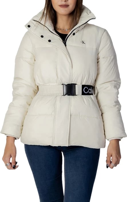 Jakne për femra Calvin Klein Jeans, bezhë