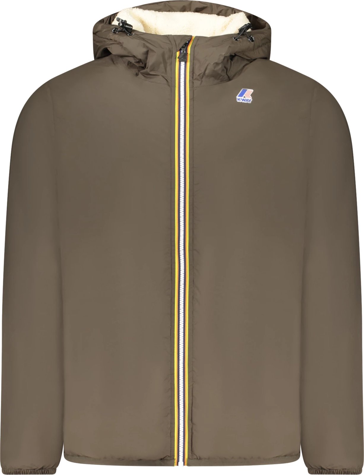 Jakne për meshkuj K-WAY, kafe
