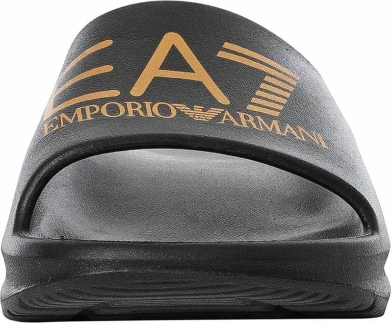 Sandale plazhi për meshkuj Emporio Armani, të zeza