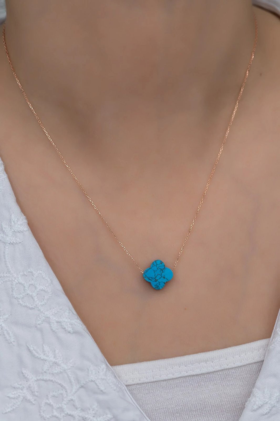 Qafore argjendi, ngjyrë rozë ari dhe blu, Jumeon, NRZ99314