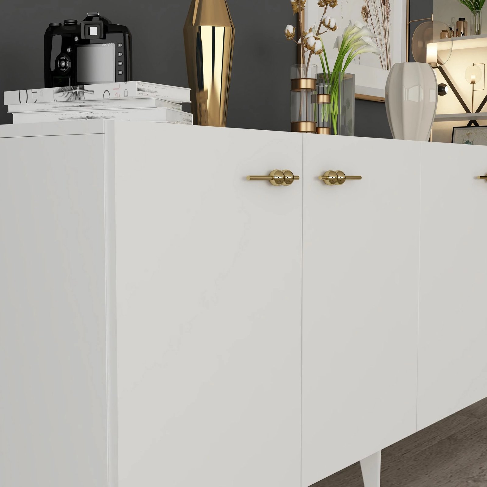 Konsolë Skye Decor, Rüya, e bardhë