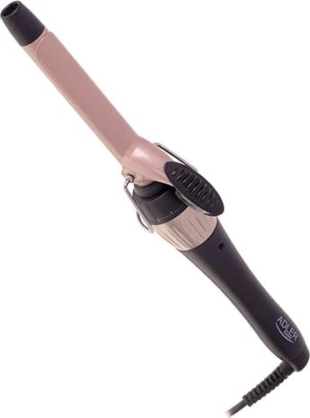 Figaro flokësh Adler AD 2116, 19mm, kontroll temperature 4 nivele 140-200°C, cilindër qeramik, rozë/zezë