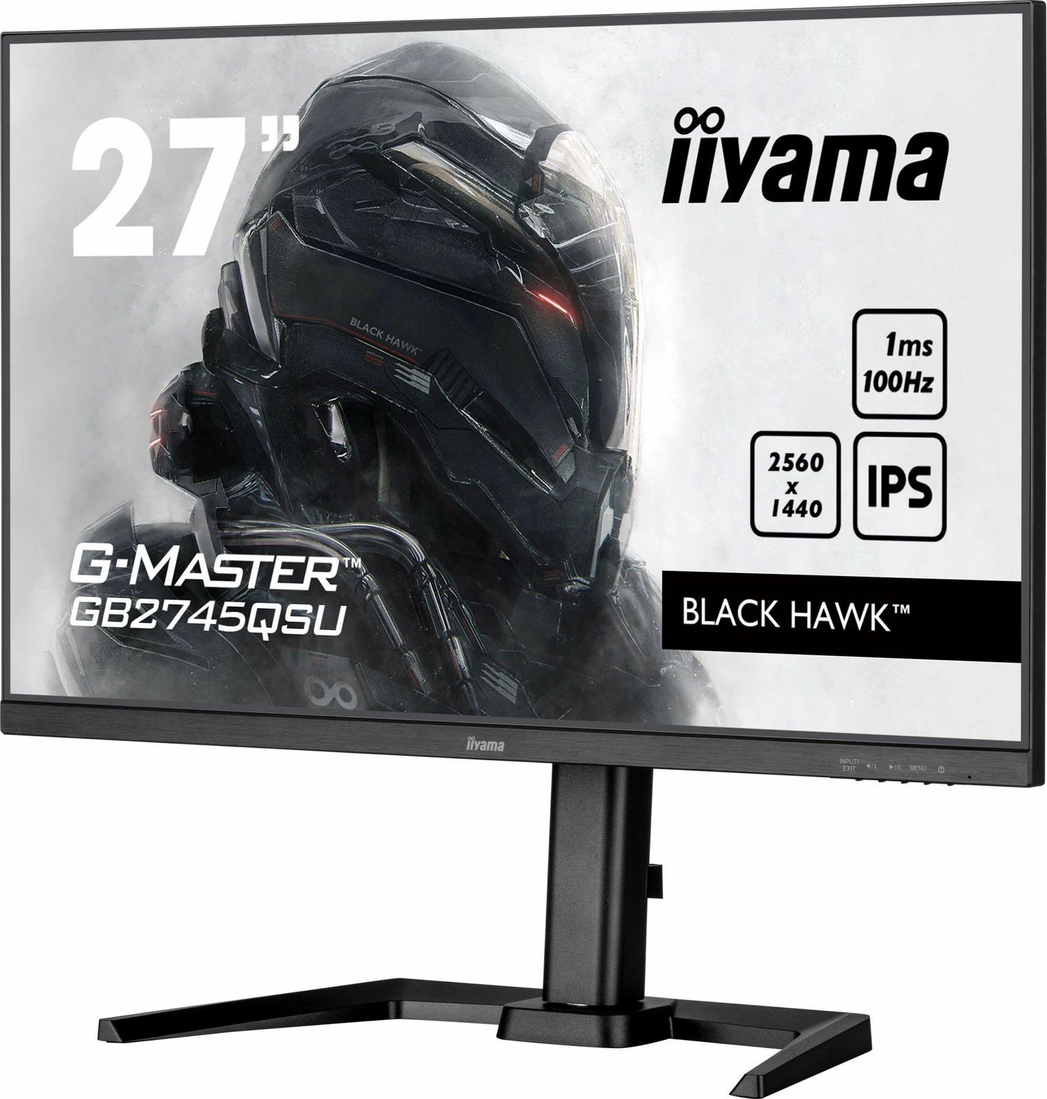 Monitor iiyama G-MASTER GB2745QSU-B2, 27", 2560 x 1440, 1ms, i zi