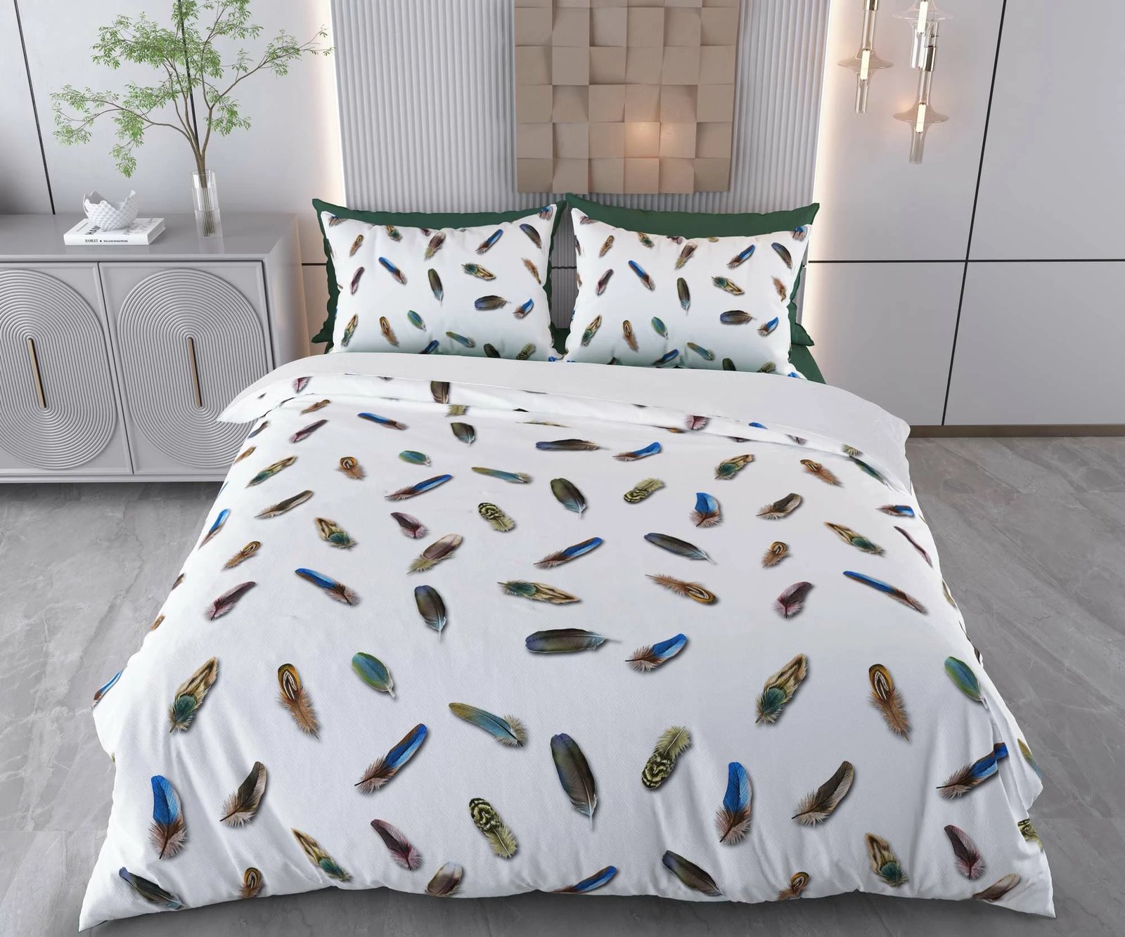 Set mbulesë për jorgan king size, L'Essentiel Linge de Maison, Posay