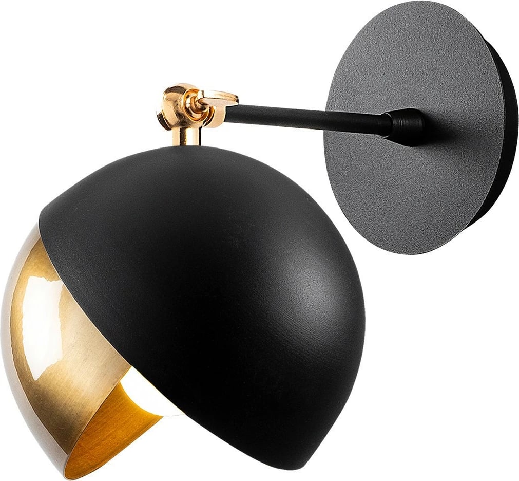 Llambë muri Opviq, Berceste - 252-A, e zezë dhe ari Llambë muri Opviq, Berceste - 252-A, e zezë dhe ari