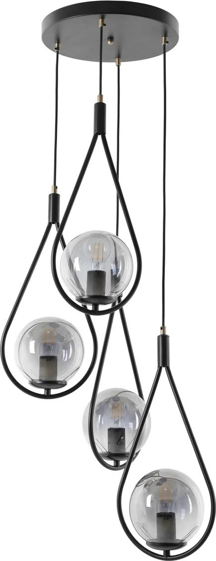 Llambë tavani industriale Opviq, 8493-4, e zezë