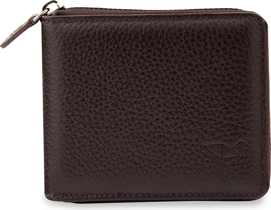 Portofol unisex Zoozie Bags, Carole, ngjyrë kafe