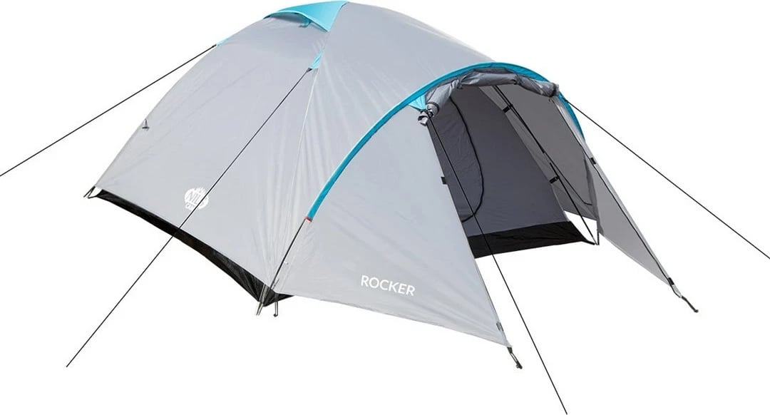 Tendë kampingu NILS eXtreme ROCKER NC6013, për 3 persona, Gri