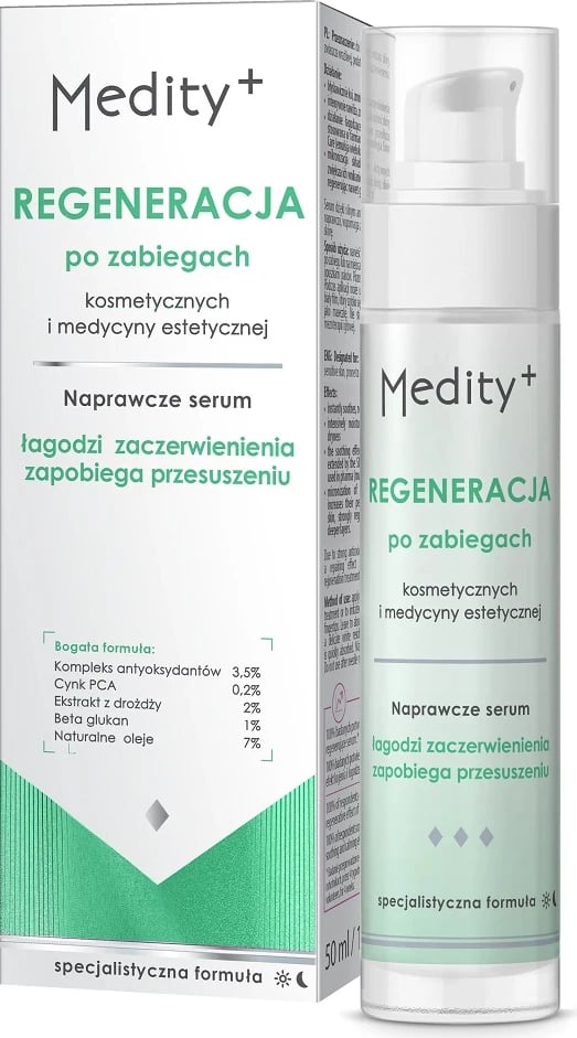 Serum rigjenerues për fytyrë Medity+ Regeneration Repair për femra 50ml