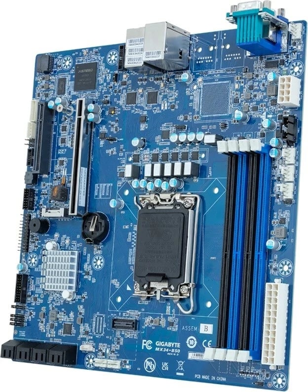 Pllakë amë Gigabyte MX34-BS0, LGA 1700, për server, Blu