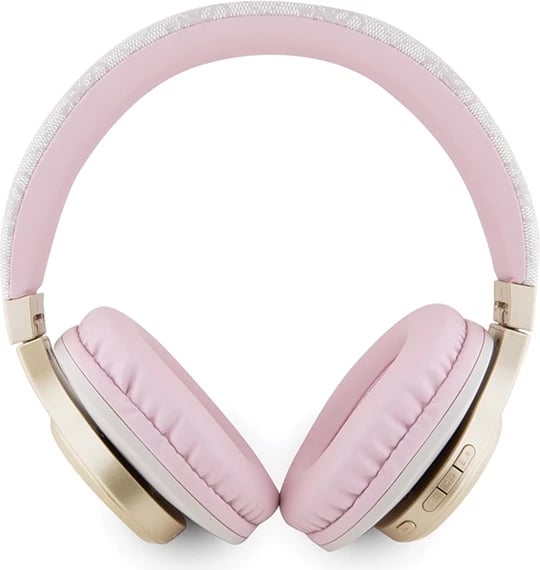 Kufje Bluetooth Guess GUBH604GEMP, on-ear, 32 orë, rozë Kufje Bluetooth Guess GUBH604GEMP, on-ear, 32 orë, rozë