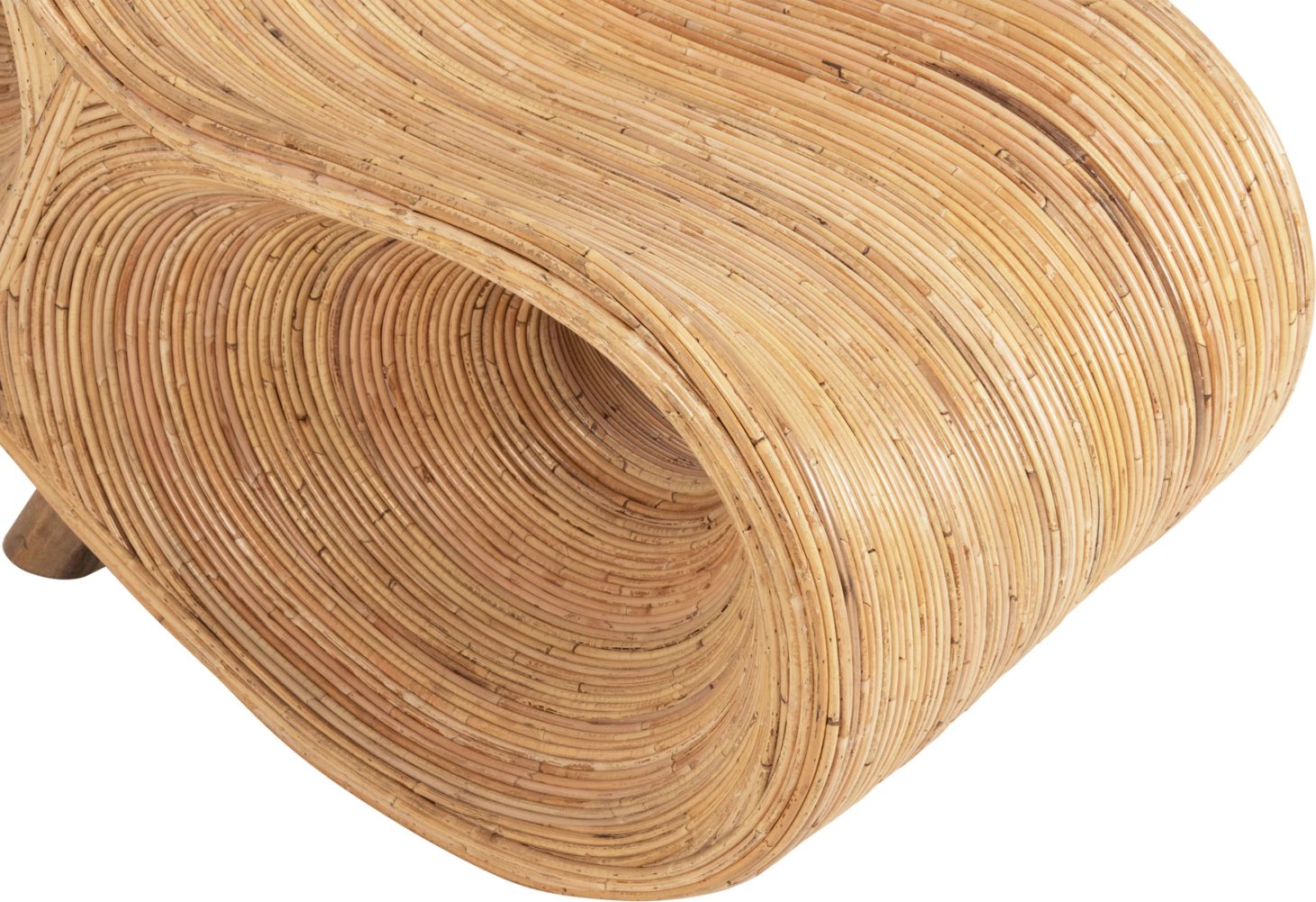 Karrige relaksuese CURVY, ngjyrë natyrale, FH9645.01, 63x128x97H cm