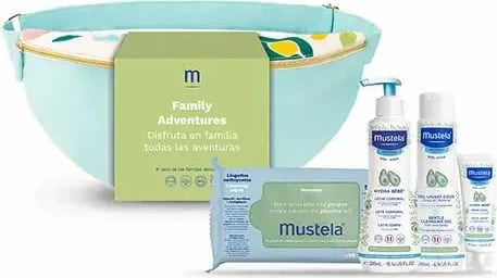 Set për kujdesin e lëkurës Mustela Banana Family Pastel Set 5 copë