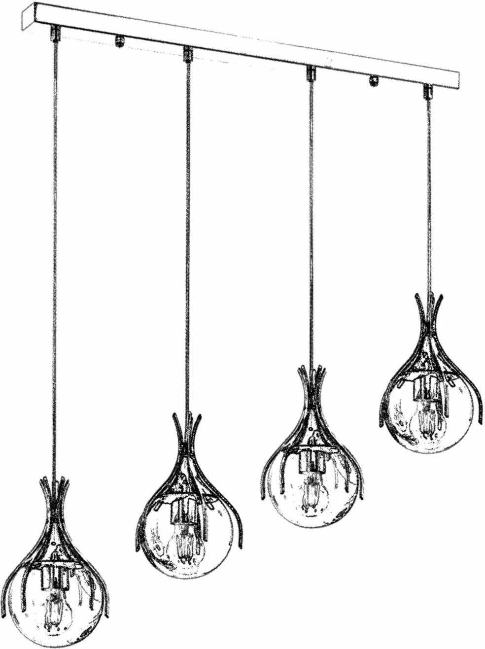 Llambadar Opviq, krom, AV-1766-4KY