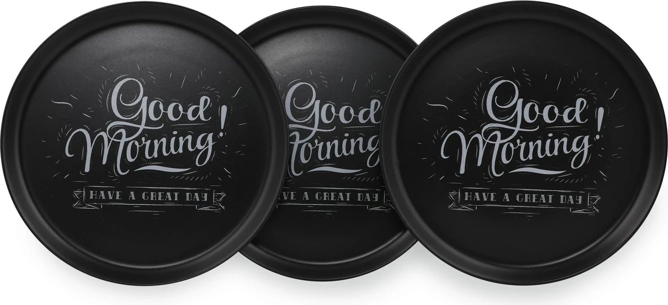 Set pjatash shërbimi (6 copë), Hermia Concept, ngjyrë e zezë mat, ST042006F956A4654000AS3T00