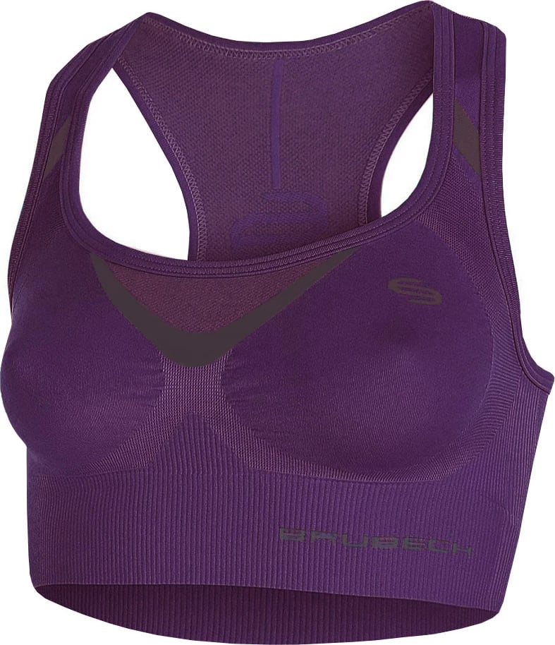 Crop top për femra Brubeck, e purpurt