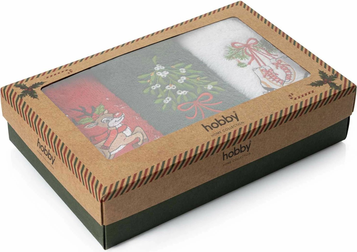 Set peshqirësh për larje (3 copë), Mijolnir, dreri i vogël