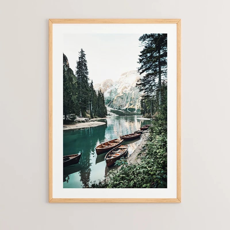 Pikturë muri në kornizë, liqen, print digjital, shumëngjyrëshe, 33x1.5x48cm