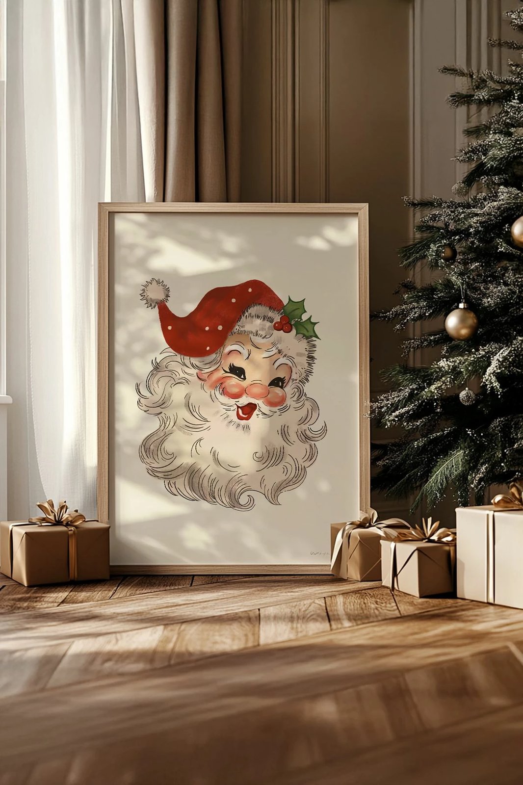 Pikturë dekorative me kornizë, shumëngjyrëshe, Wallity, Nwyearsngmdl45