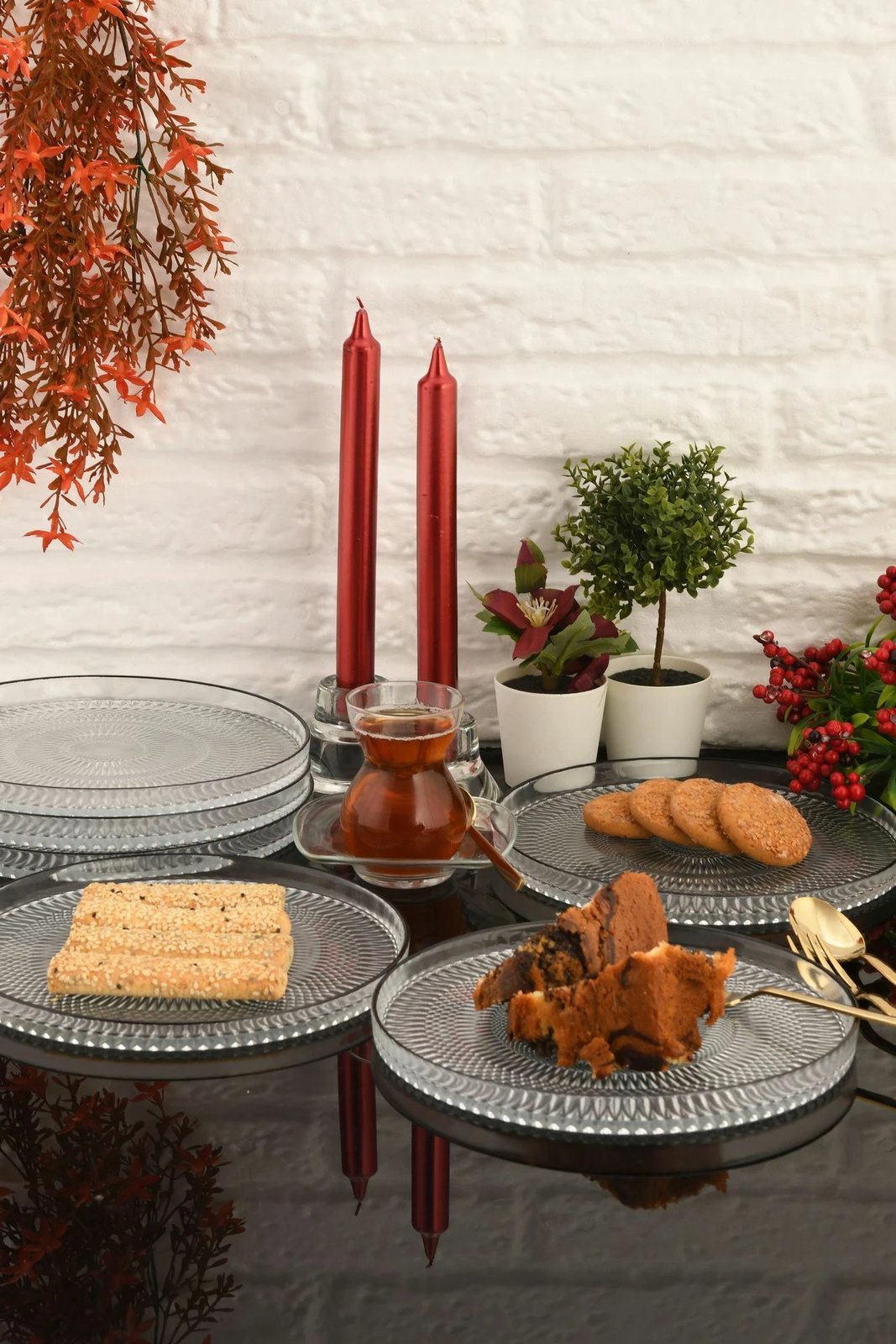 Set pjatash ëmbëlsirash (6 copë), Hermia Marsilya, 6PTSB