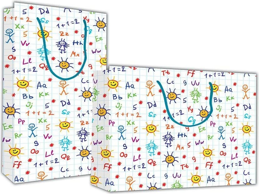 Qese letre Next me shkronja dhe numra, H40x46x14