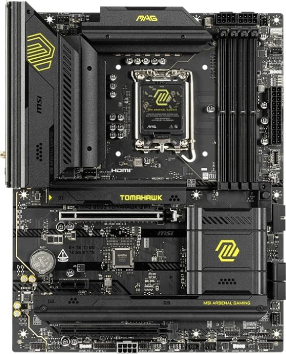 Pllakë amë MSI MAG B860 TOMAHAWK WIFI, Socket LGA 1851, ATX, E zezë