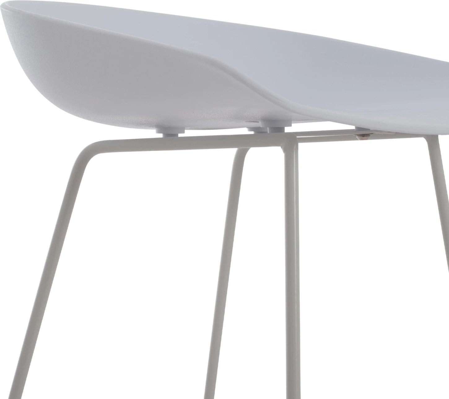 Karrige për bar FH9299.01, e bardhë, lartësi mesatare, 44x44x74, set prej 2 copë