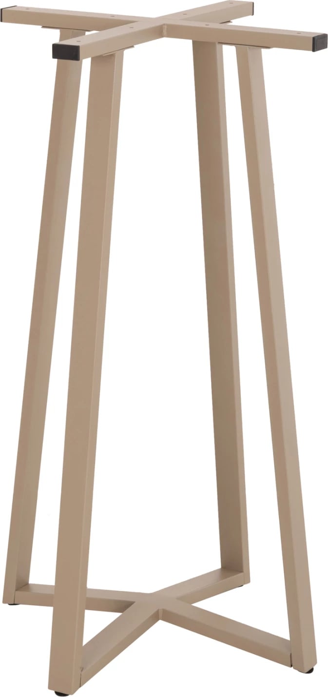 Baza e tavolinës për bar, lartësi mesatare, metal matte cappuccino, FH477.25, 50x50x90cm