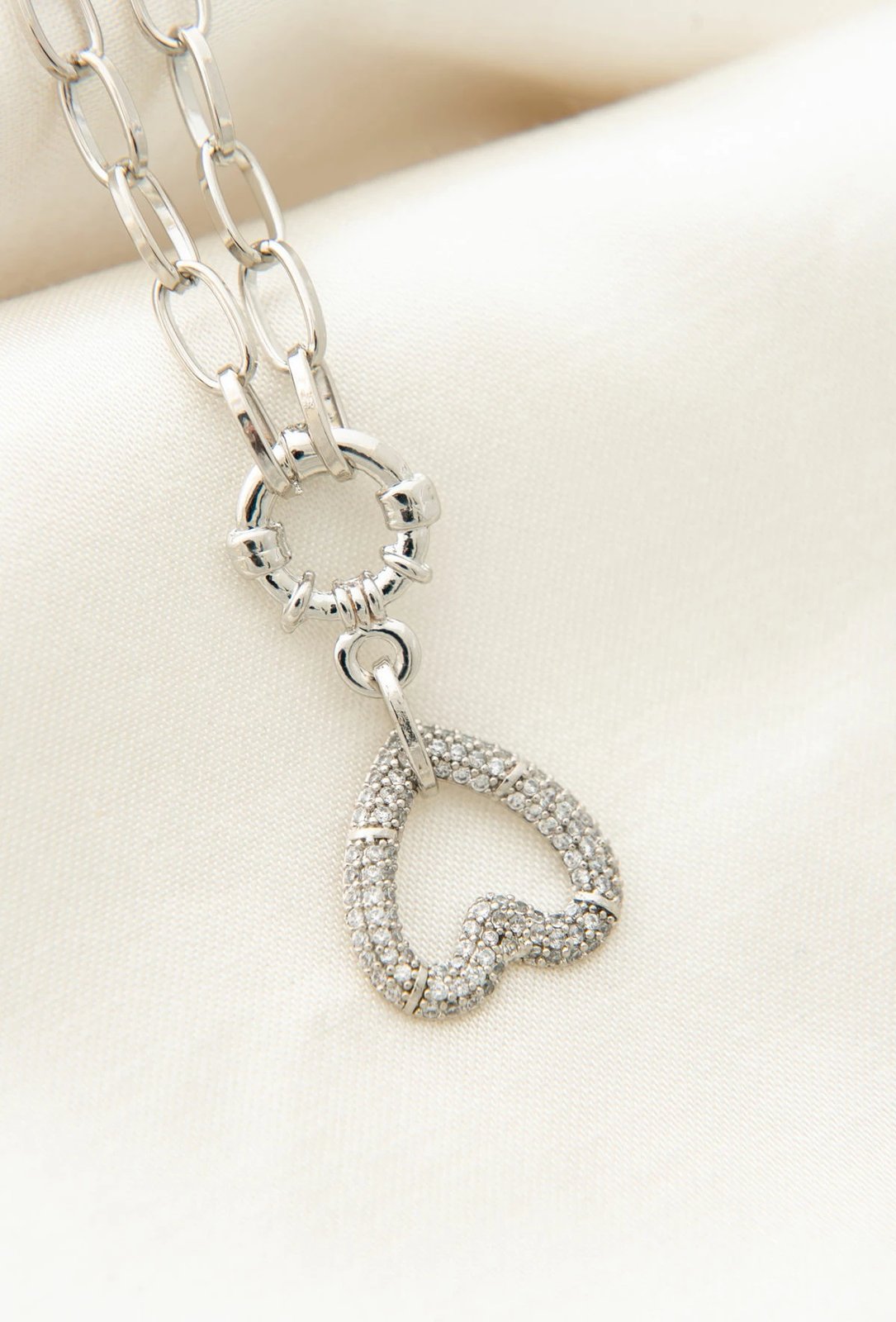 Varëse metalike Elika, argjend, CK9315