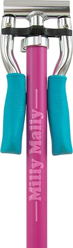 Skuter, Milly Mally BUZZ, rrota 205 mm, strukturë alumini, deri 100 kg, i palosshëm, timon i rregullueshëm, zi