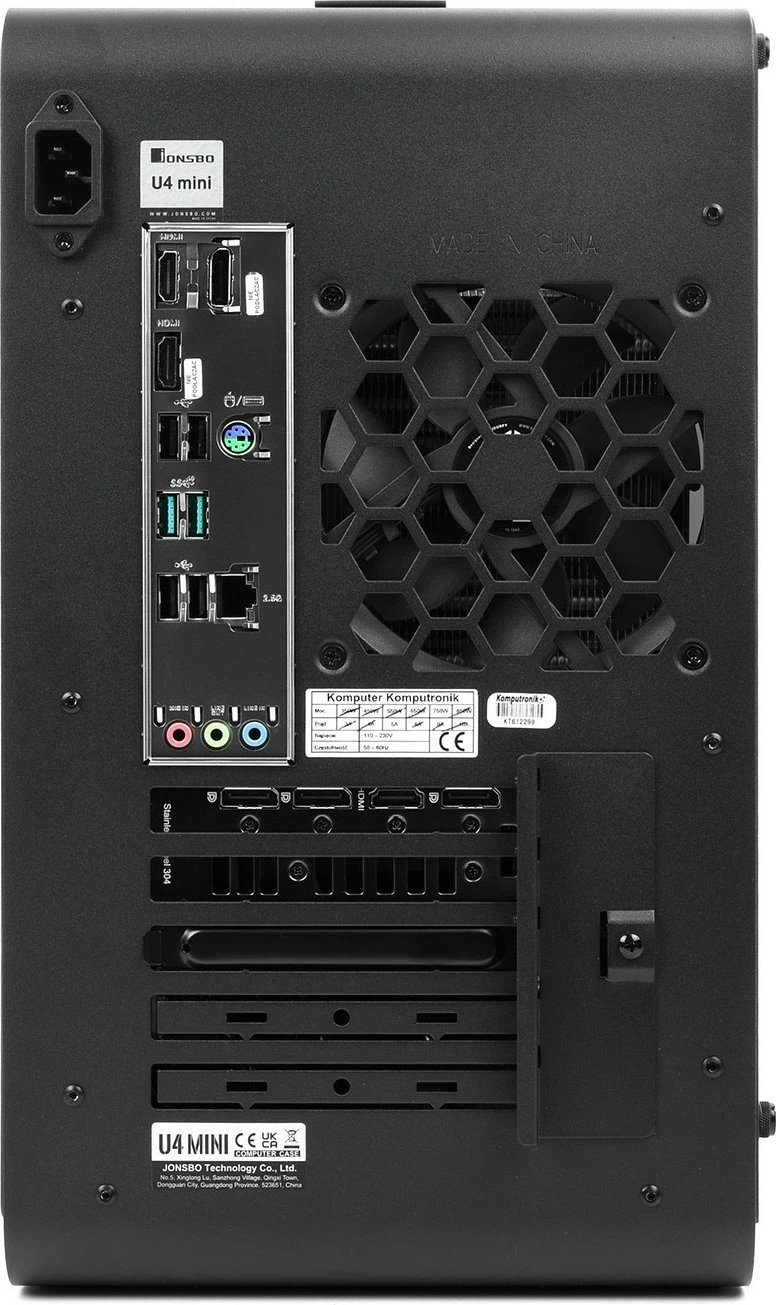 Kompjuter Komputronik Pro X513 [E8], Intel Core i5-13400F, 64GB RAM, RTX 4060 Ti 8GB, 2TB SSD, 4TB HDD, Windows 11 Pro, e zezë