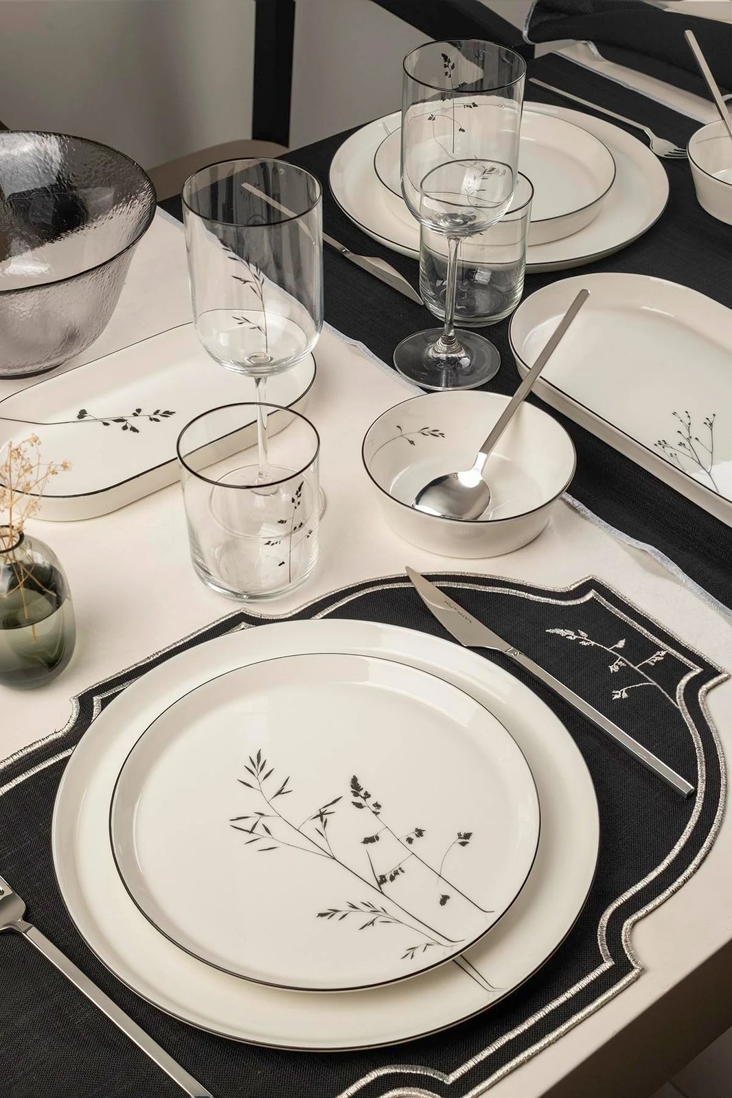 Set enësh për drekë, porcelan, 27 copë, Hermia Concept, BNVFR27YT401267712