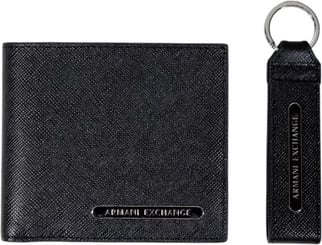Portofol për meshkuj Armani Exchange, i zi
