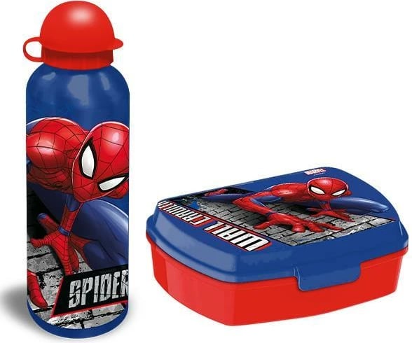 Set shishe uji dhe kuti ushqimi EUROSWAN Spiderman 500ml