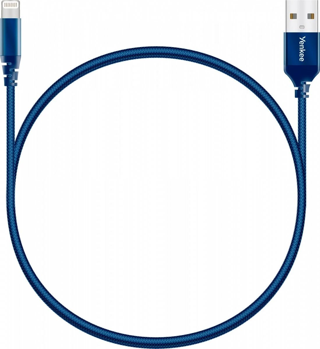 Kabllo YENKEE YCU 611BE MFI, Lightning në USB, 1m, Kaltër Kabllo YENKEE YCU 611BE MFI, Lightning në USB, 1m, Kaltër
